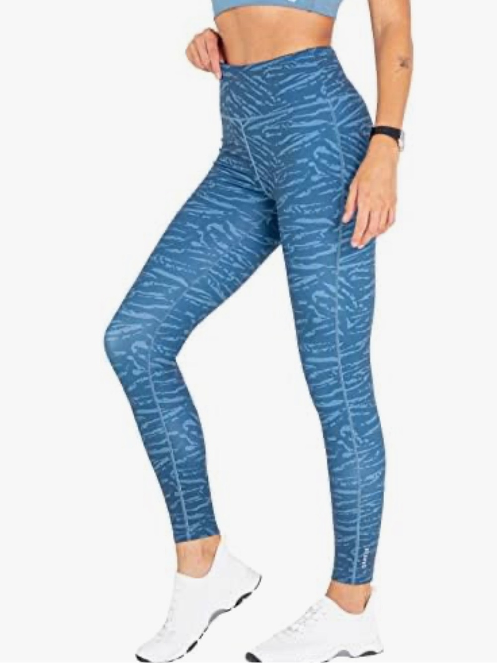Dare2b Women's Influential Tight Pants Orion Blue Tiger Print size Medium